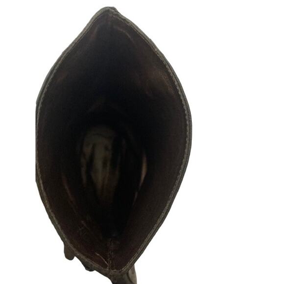 Vintage 80's Black Leather Boots - BOCAGE - Size 6 - Picture 11 of 11